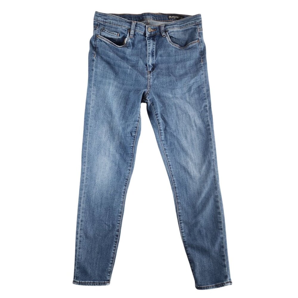 BlankNYC High-Rise Skinny Jeans Size 31 Great Jones Blue Denim Stretch